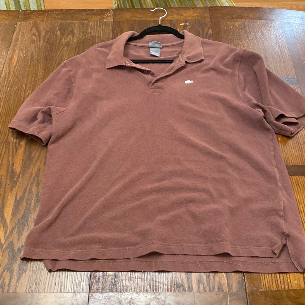 Chocolates Brown Vintage Lacoste Polo